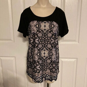 NWOT PerSeption Concept Patterned Top L